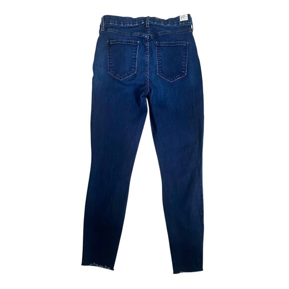 Frank & Eileen Medium Wash Denim Sligo Skinny Jean Raw Hem Size 28 - Picture 3 of 8
